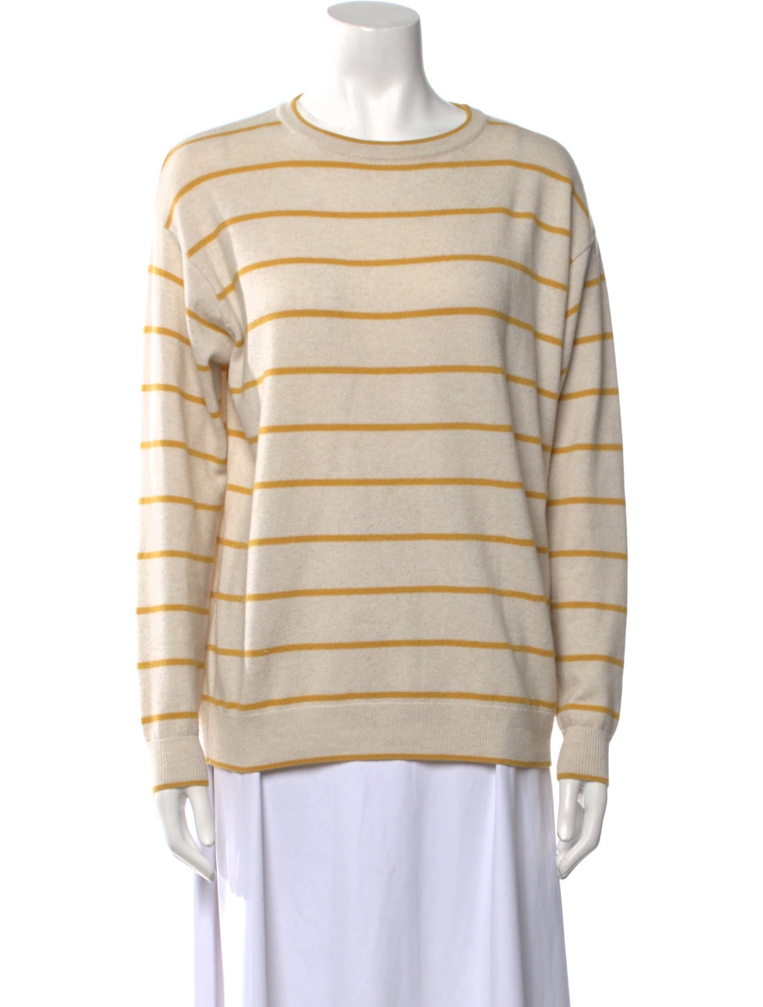 Brunello Cucinelli Virgin Wool Striped Sweater